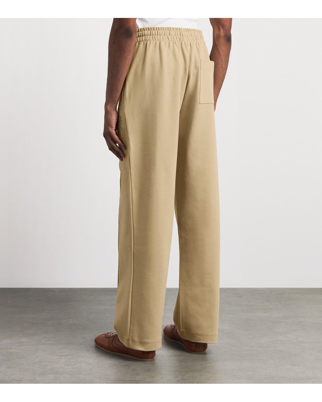 Casablanca Natural Drawstring Punto Sweatpants for men