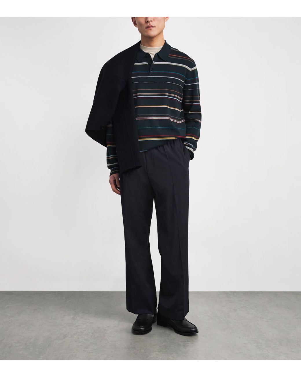 Sandro Blue Wide-Leg Trousers for men
