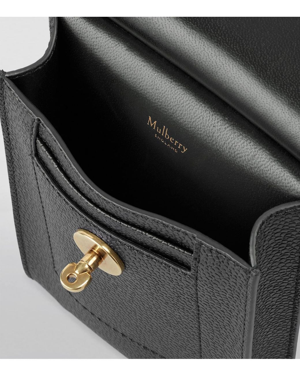 Mulberry Brown Leather Mini Antony Pouch for men