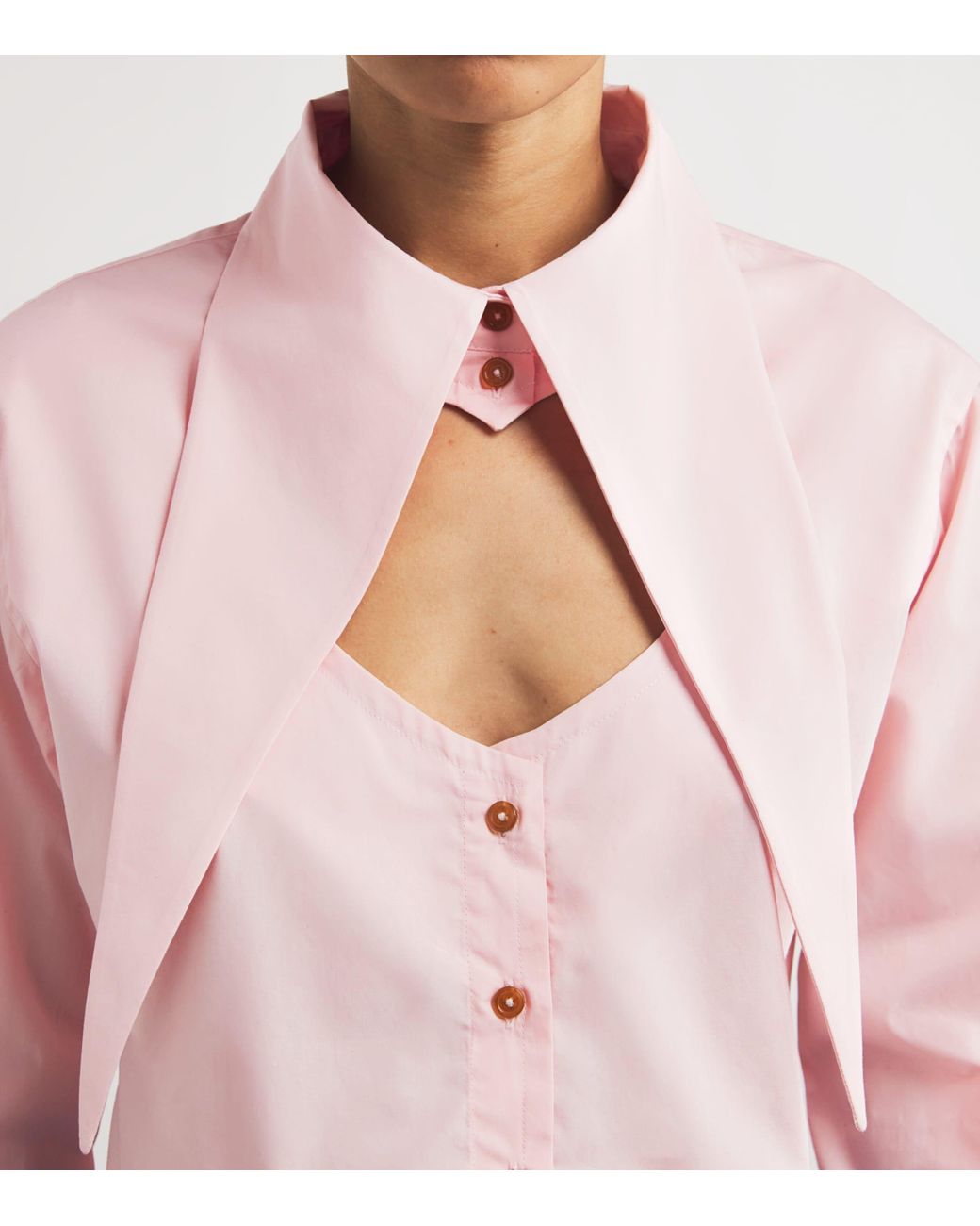 Vivienne Westwood Cut-Out Heart Shirt in Pink | Lyst