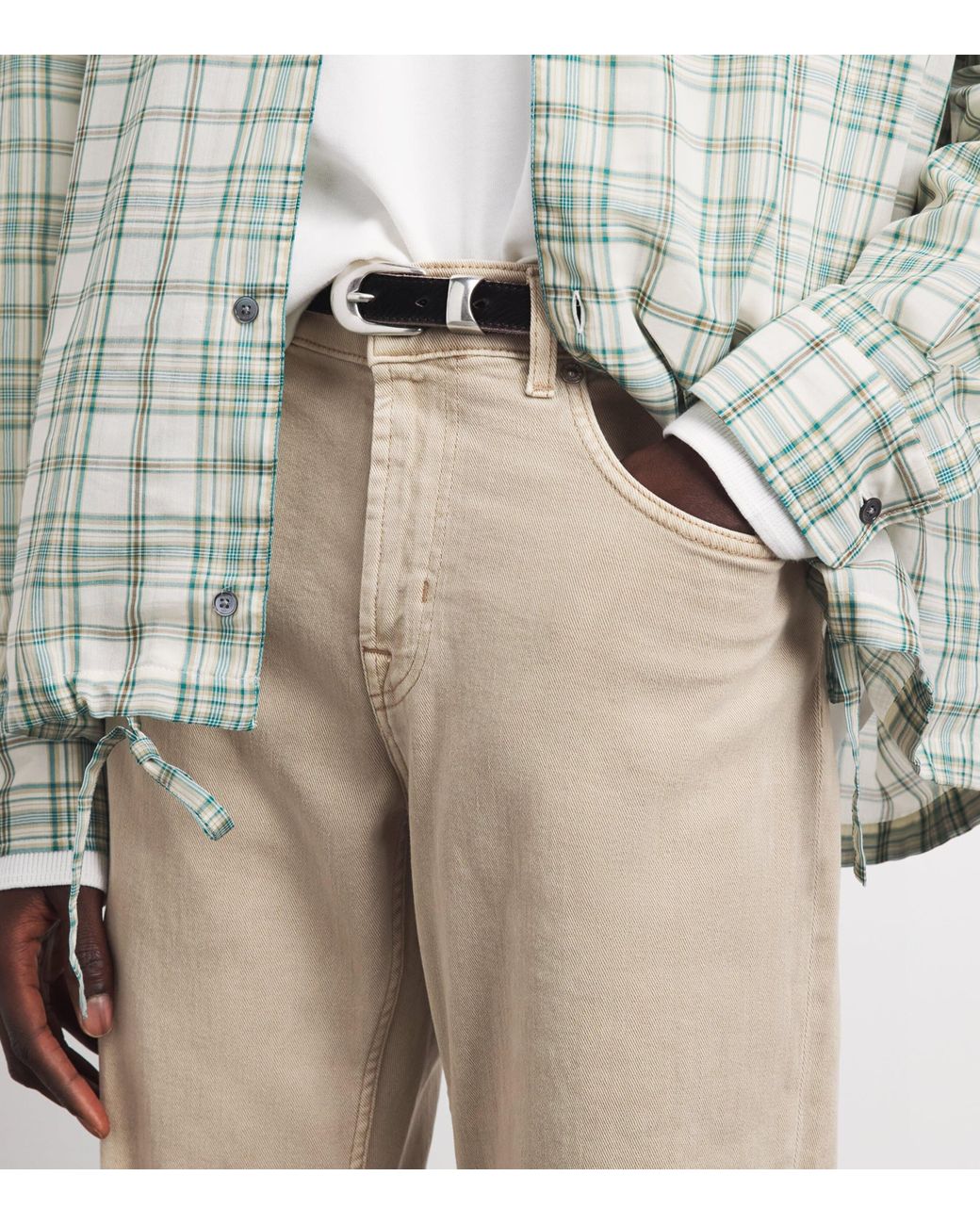 7 For All Mankind Natural The Straight Jeans for men