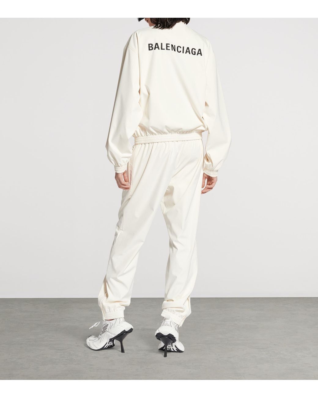 Balenciaga White Windbreaker Jacket