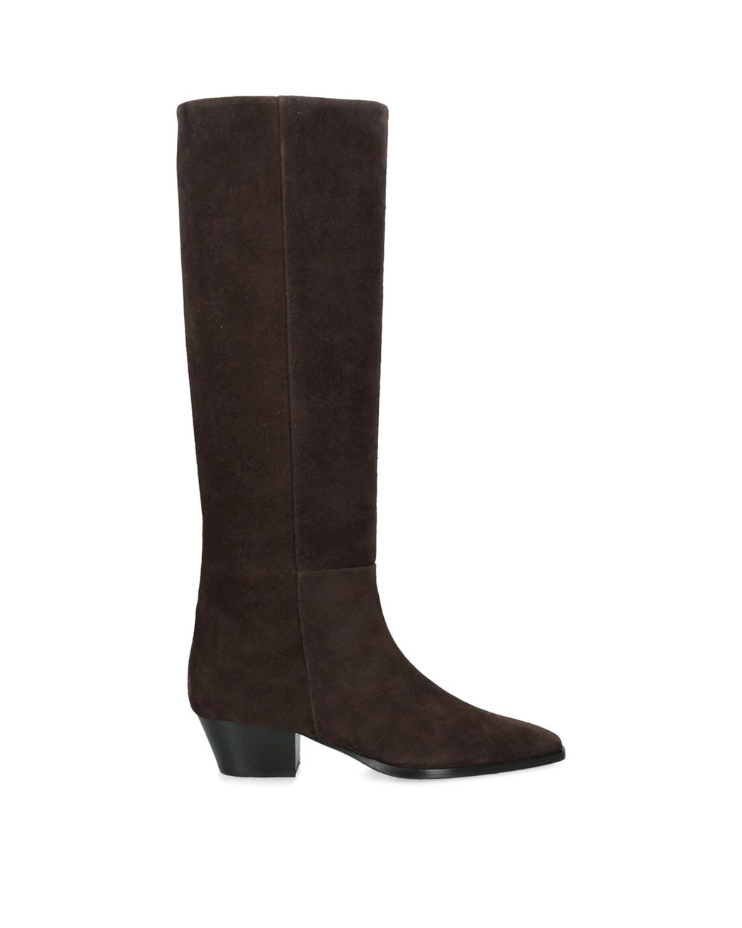 Aeyde Brown Suede Medea Knee-High Boots 45
