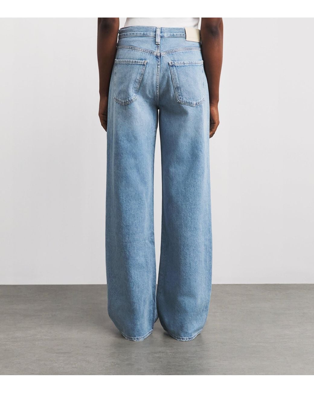 Citizens of Humanity Blue Annina Wide-Leg Jeans
