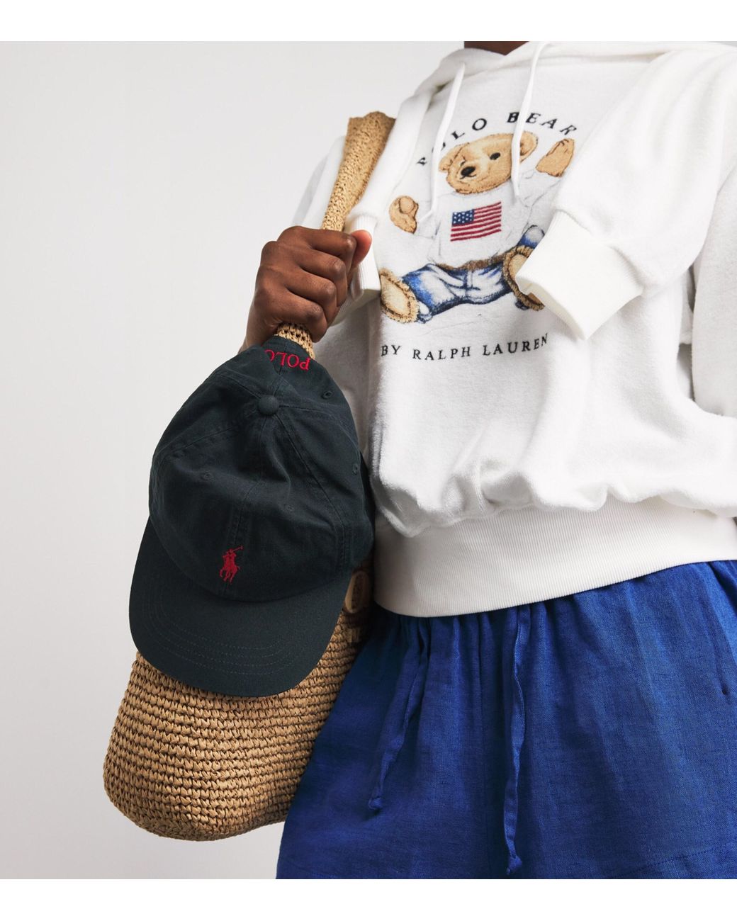 Polo Ralph Lauren Blue Cotton Polo Pony Baseball Cap