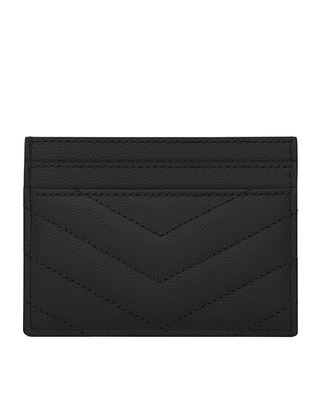 Saint Laurent Black Monogram Matelassé Card Holder