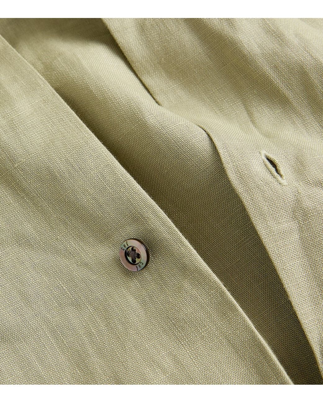 CHE Green Linen Shirt for men