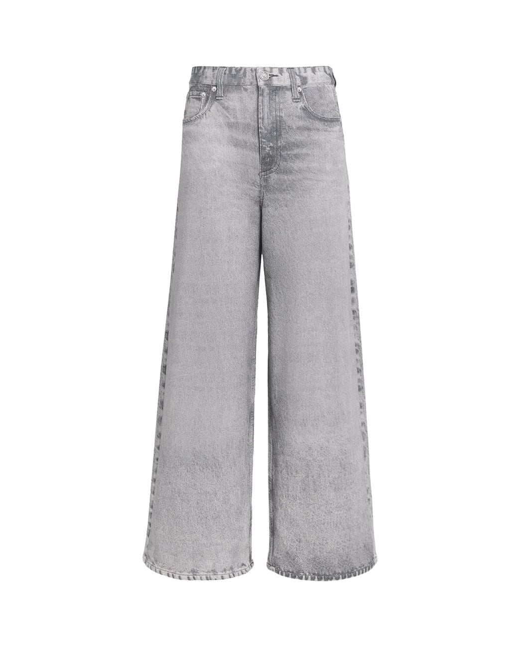 Rag & Bone Gray Miramar Sofie Ankle-Length Trousers