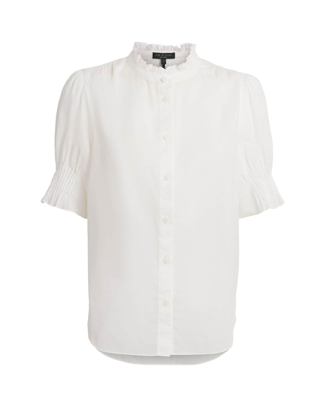 Rag & Bone White Cotton Dakota Blouse