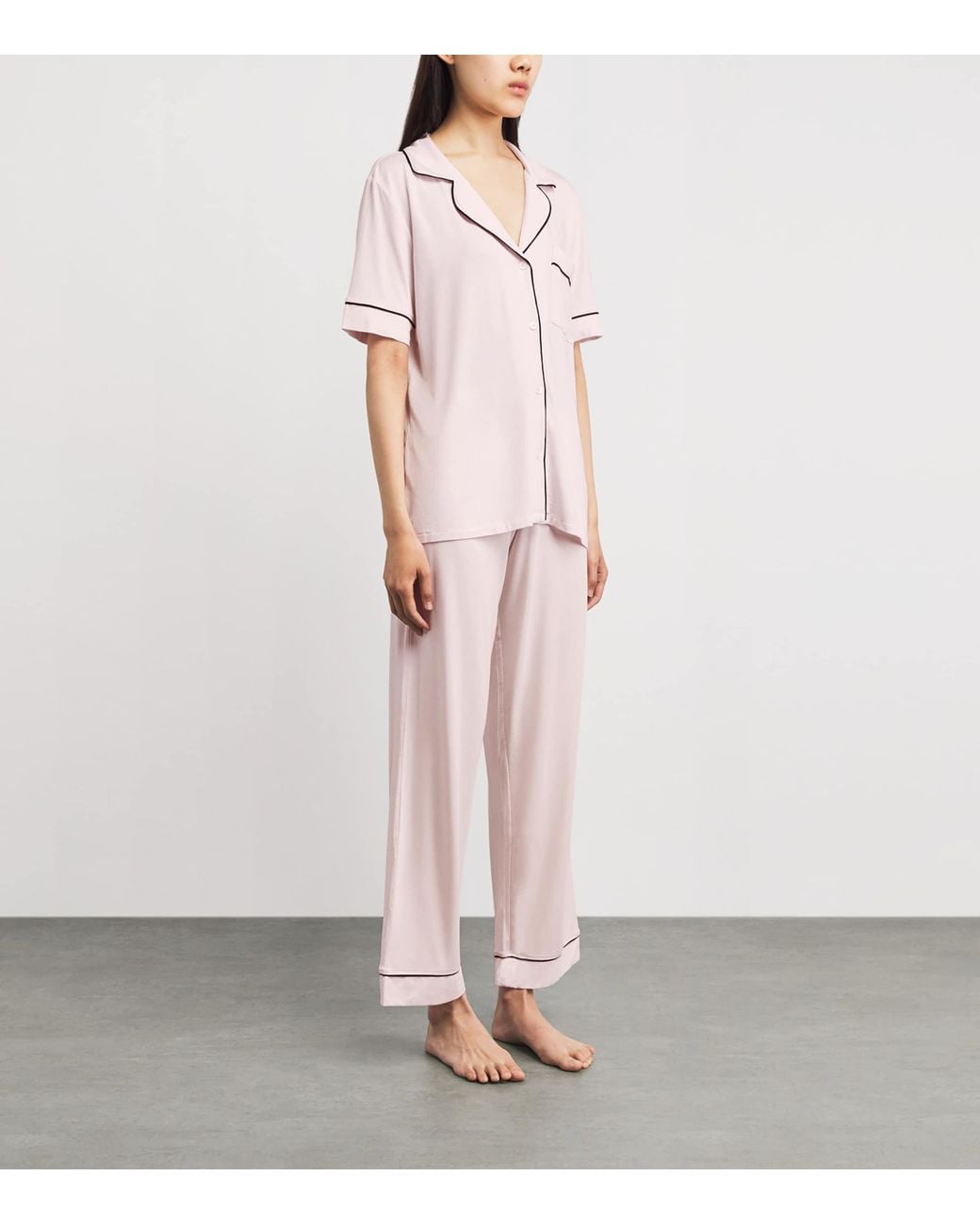 Eberjey Pink Short-Sleeve Gisele Pyjama Set