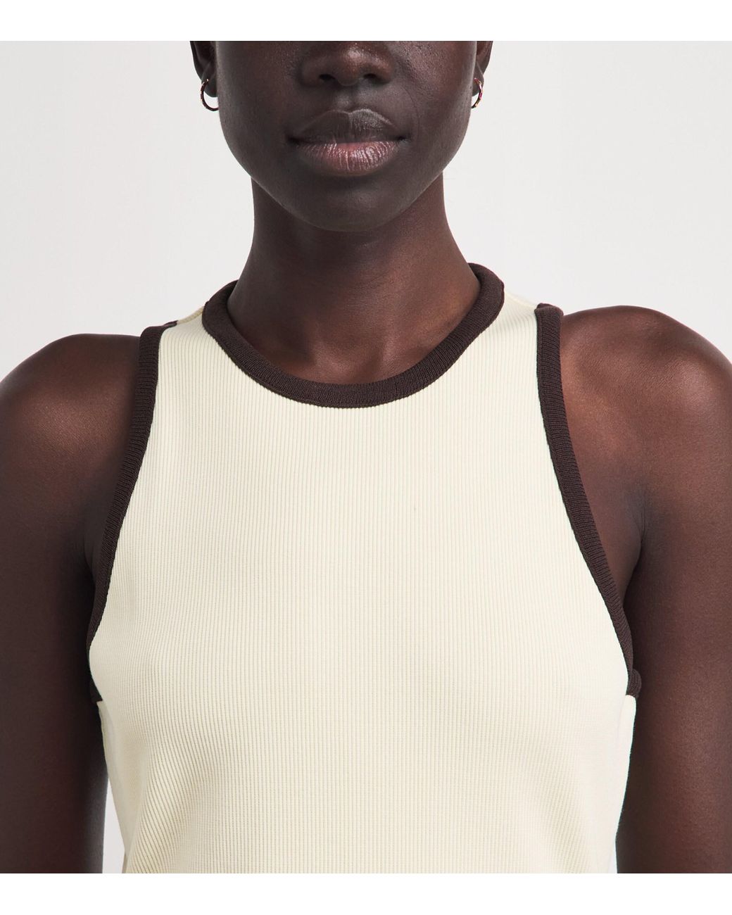 ALÉMAIS White Organic Cotton Printed Natalia Midi Dress