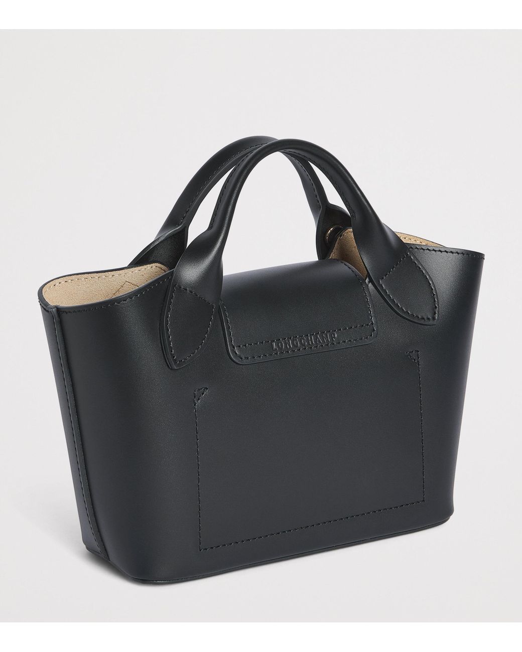 Longchamp Black Extra-Small Leather Épure Tote Bag