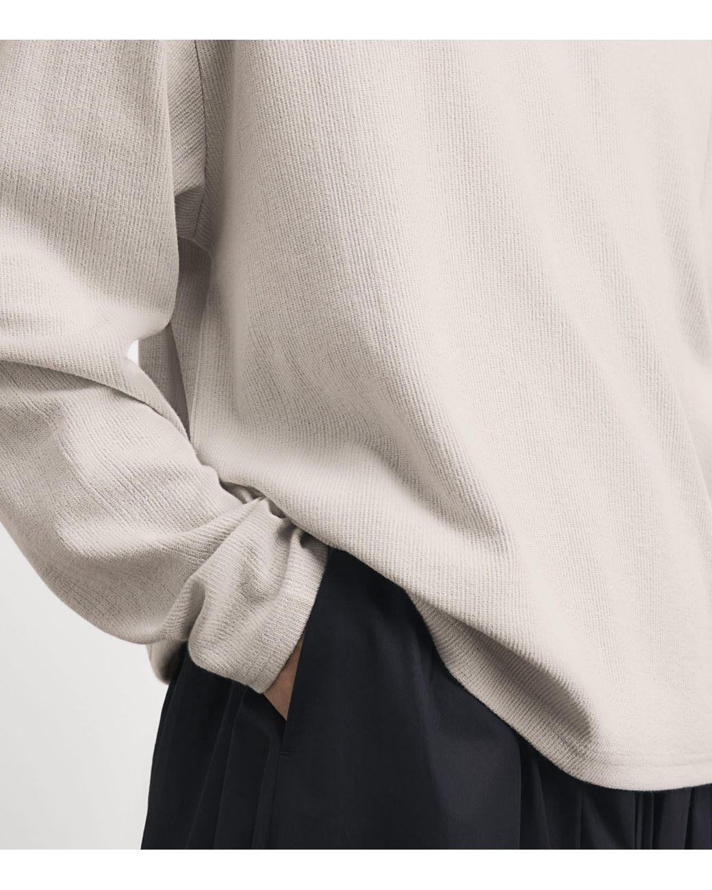 Won Hundred White Cotton Steven Long-Sleeve T-Shirt for men