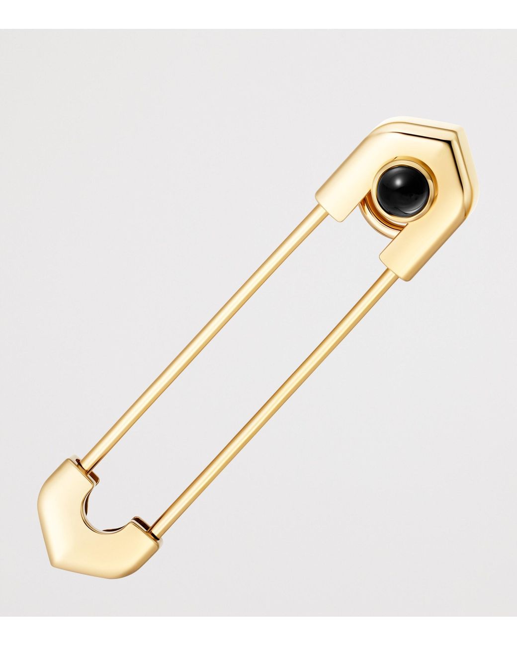 Cartier Metallic And Onyx C De Tie Pin for men