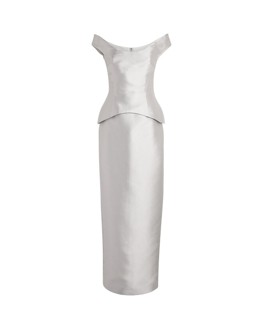 Solace London White Off-The-Shoulder Pieta Gown