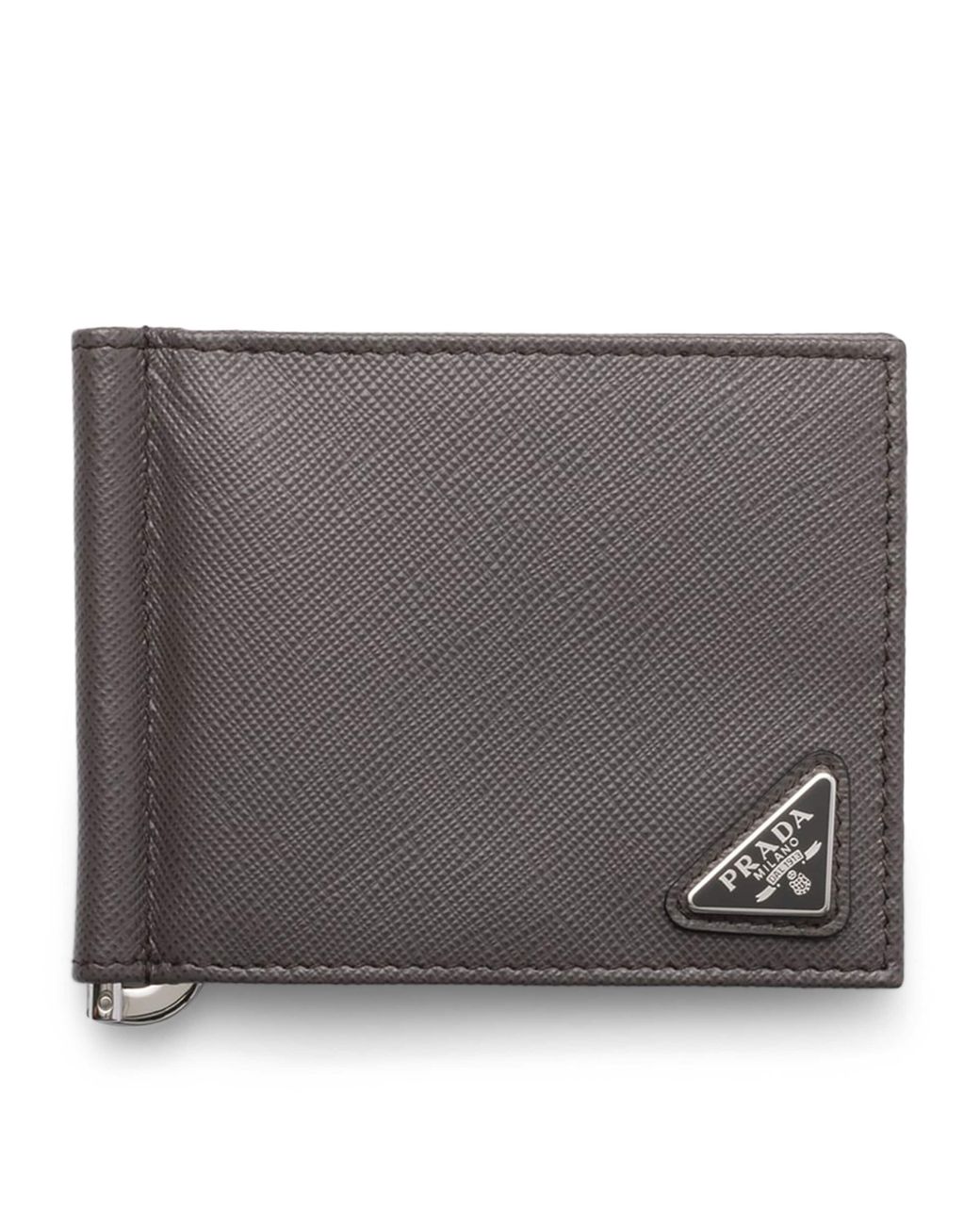Prada Black Saffiano Leather Bifold Wallet for men