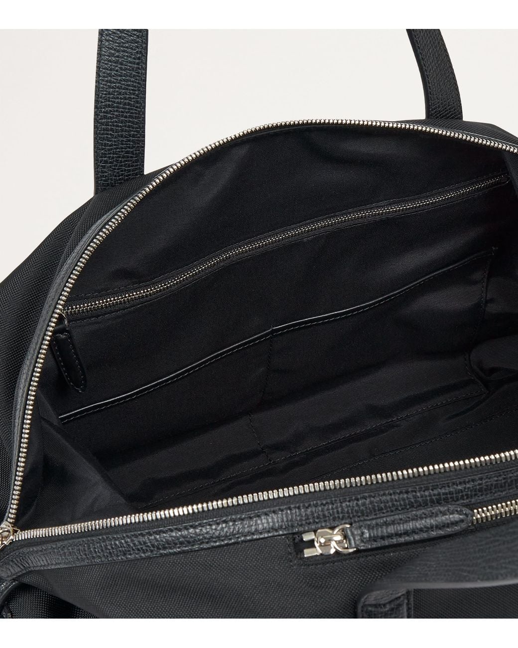 Smythson Black Small Norton Travel Bag