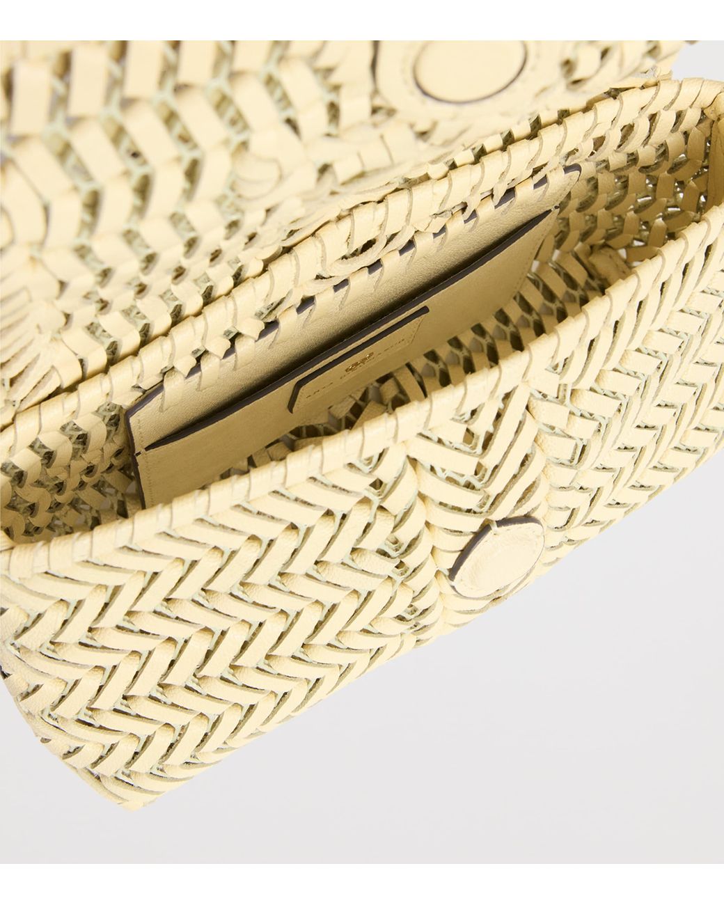 Anya Hindmarch Metallic Woven Leather Neeson Cross-Body Bag