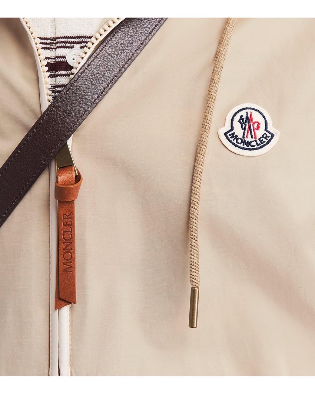 Moncler Natural Hooded Sarracenia Jacket