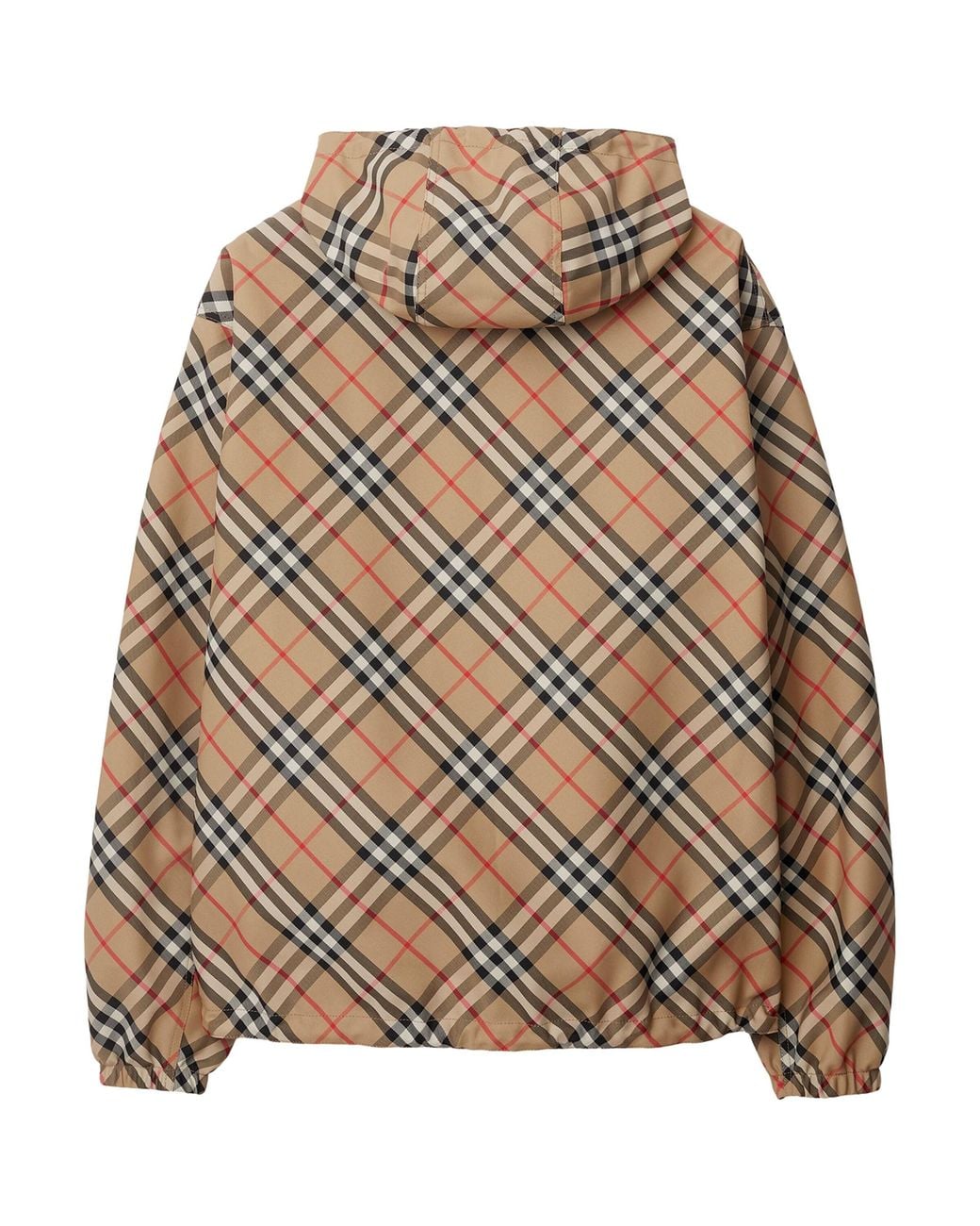 Burberry Natural Reversible Check Hooded Jacket for men