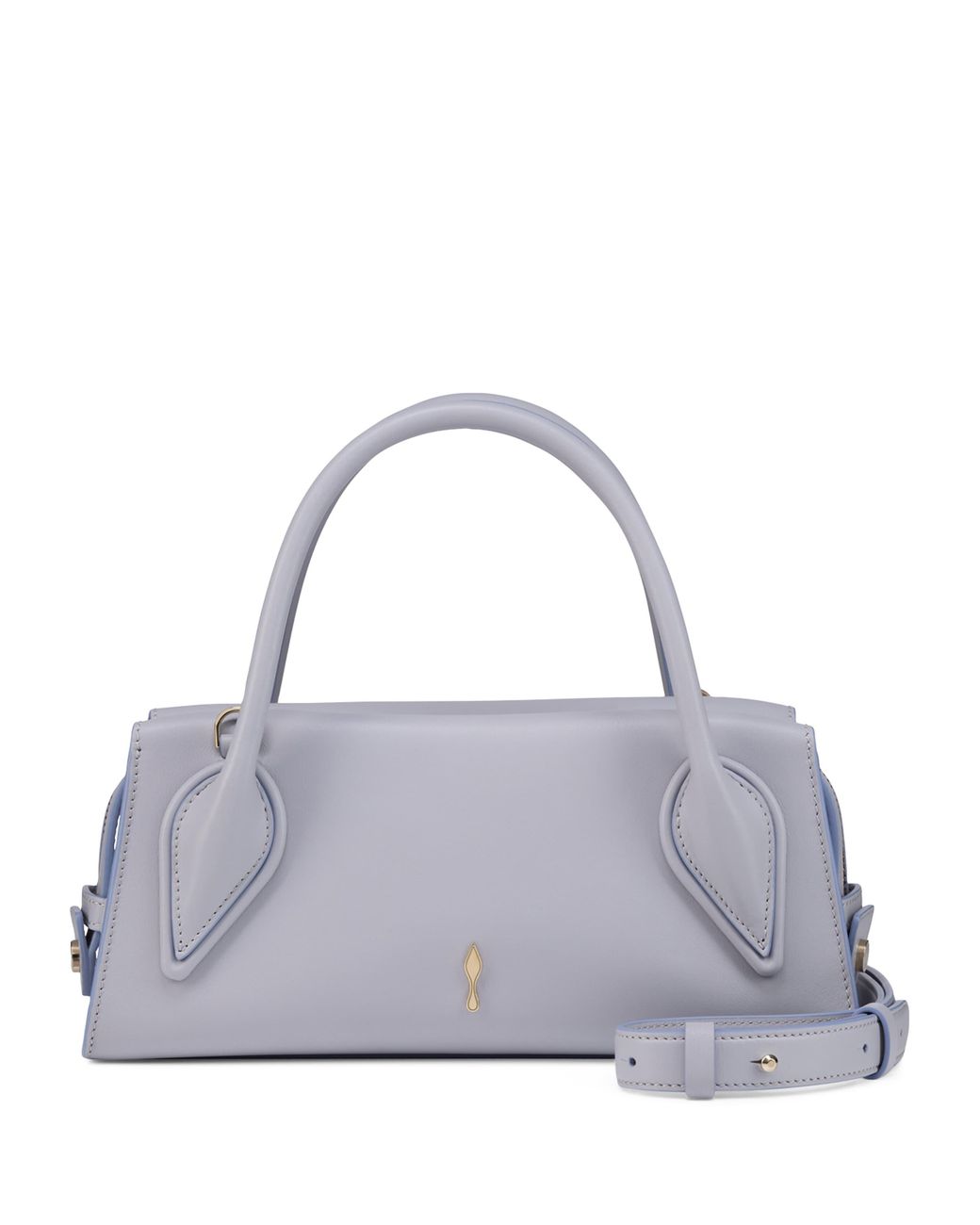 Christian Louboutin Gray Venus Mini Leather Crossbody Bag