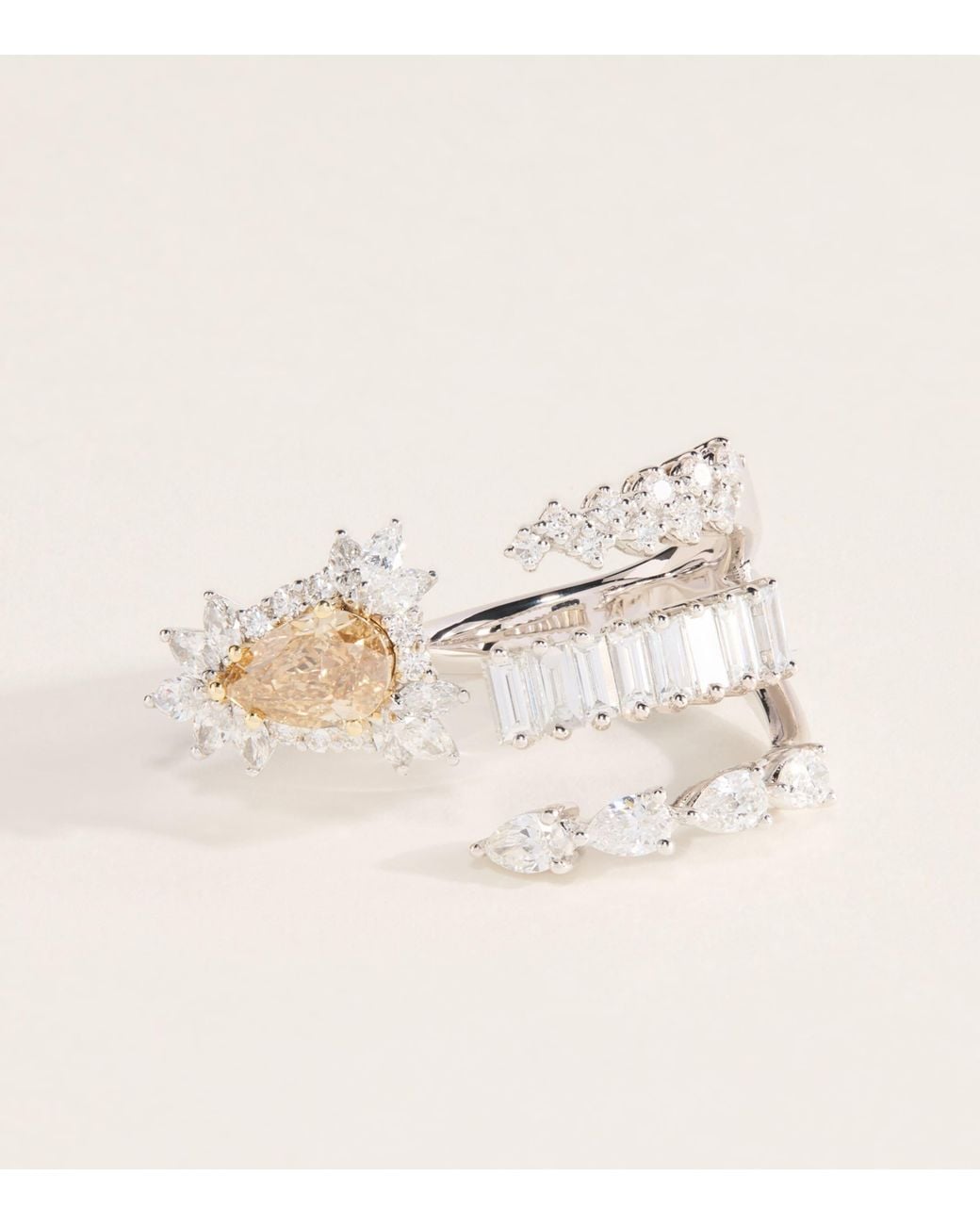 YEPREM Natural And Diamond Reign Supreme Ring