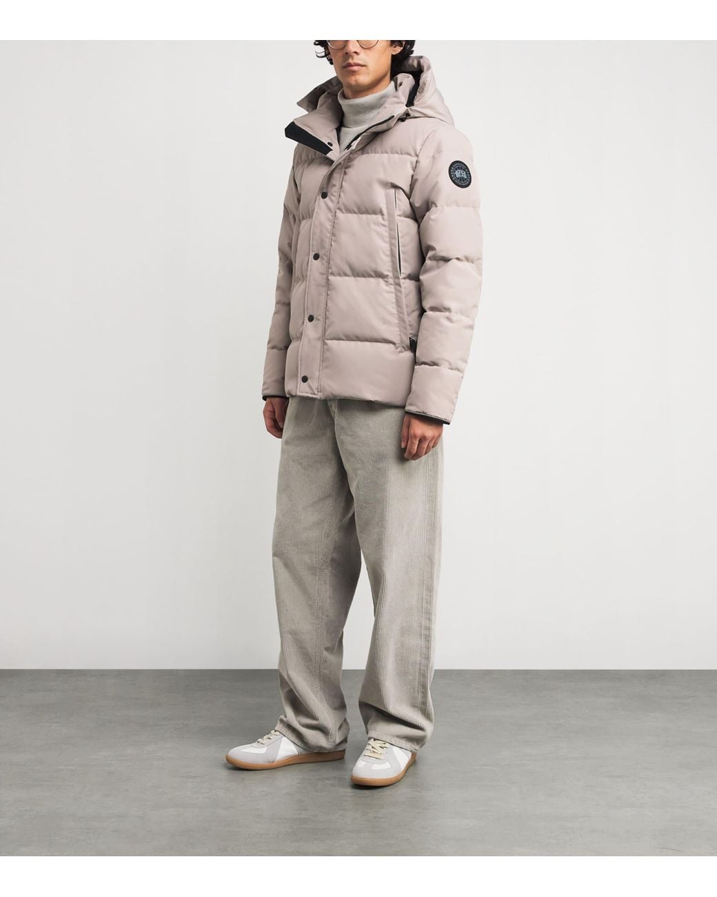 Canada Goose Gray Down Wyndham Parka for men