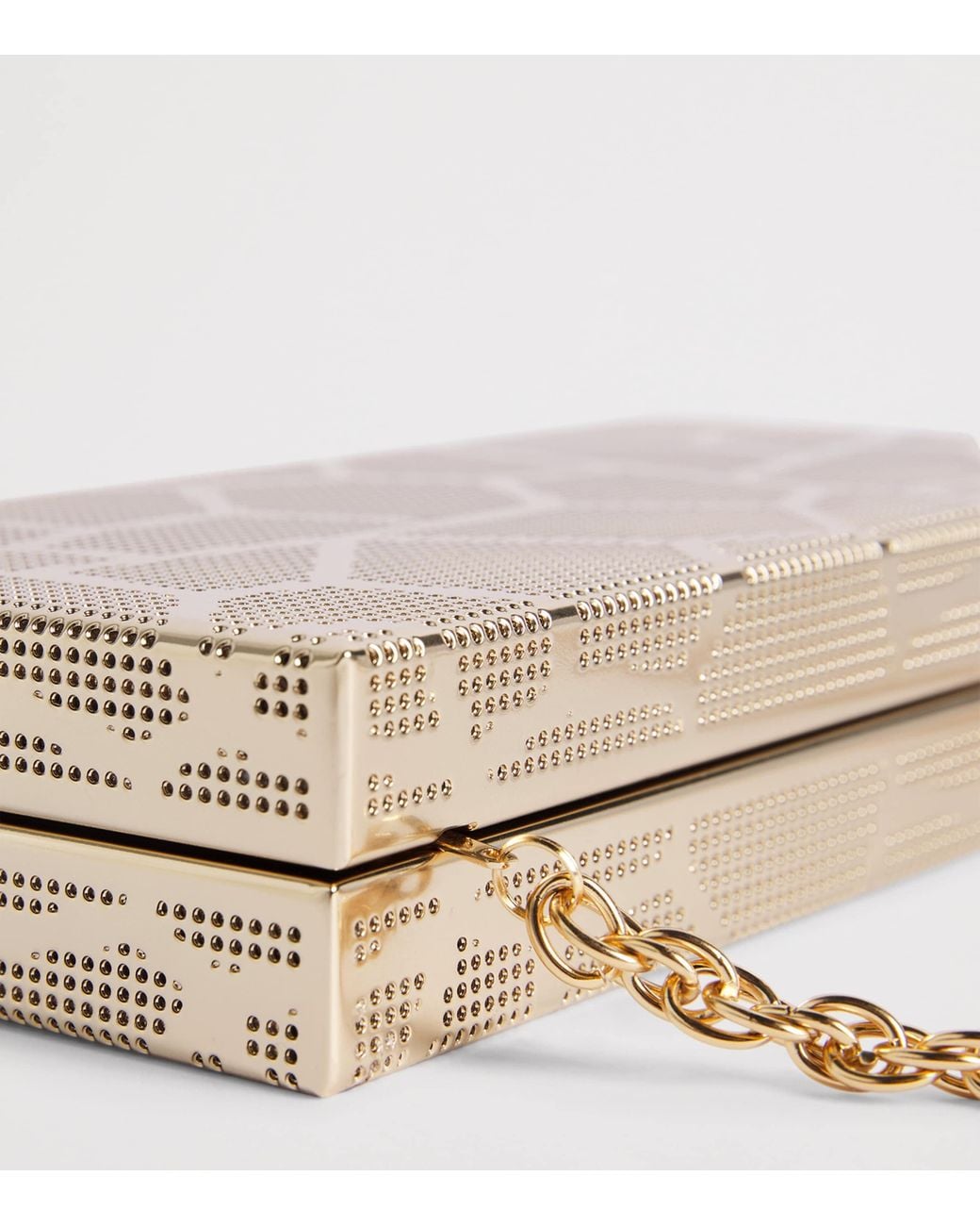 Rodo Natural Mosaic Rectangle Clutch Bag