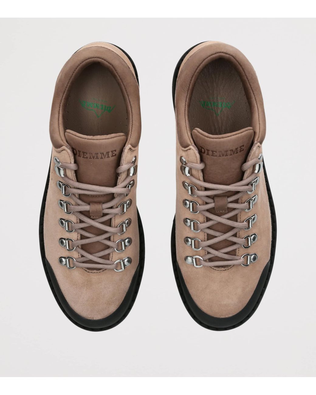 Diemme Brown Suede Cornaro Low-Top Boots for men