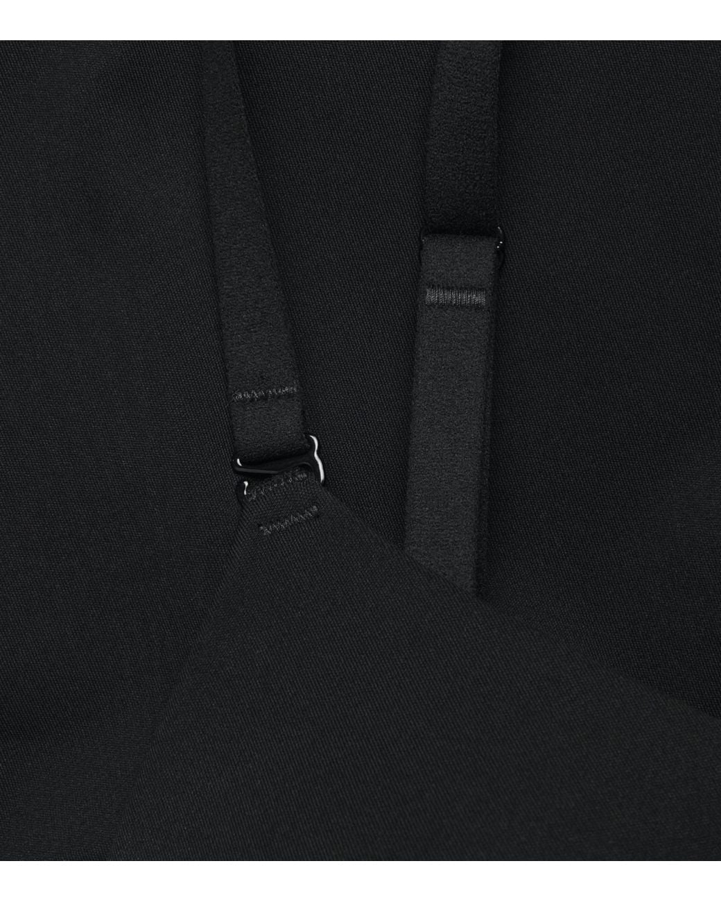 Spanx Black Shape Suit Your Fancy Plunge Mid-Thigh Bodysuit