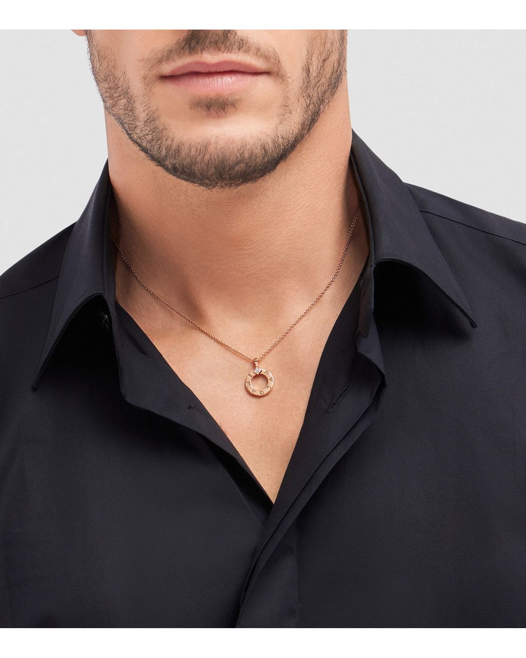 BVLGARI Metallic And Diamond Necklace