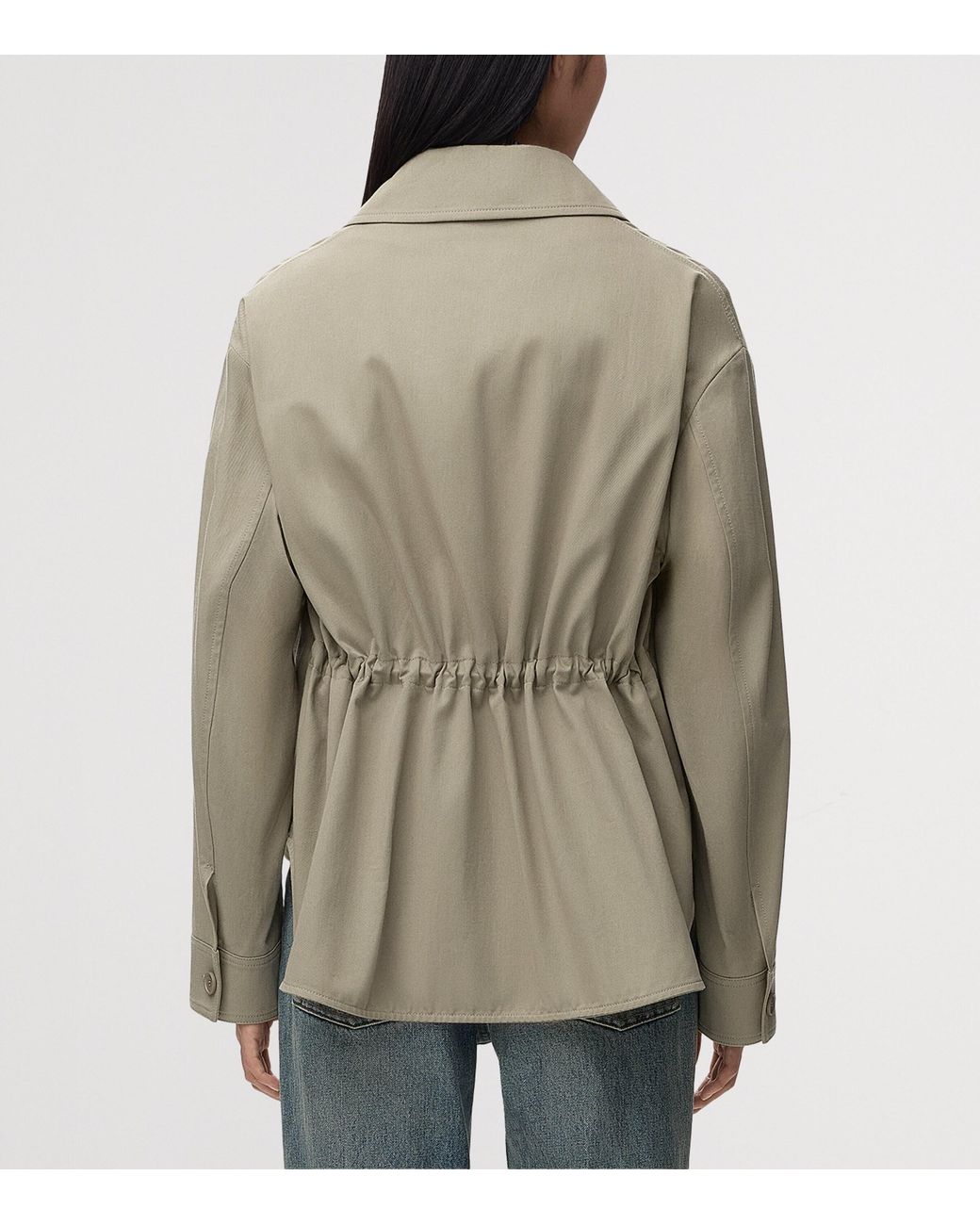 Loewe Green Cotton Workwear Jacket