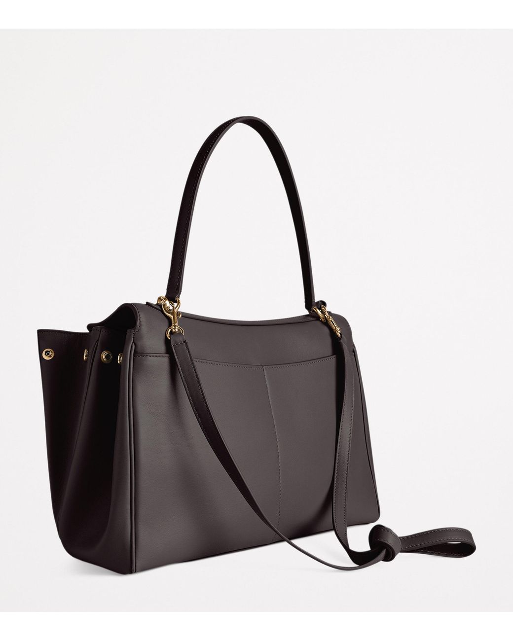 Balenciaga Black Medium Leather Rodeo Top-Handle Bag