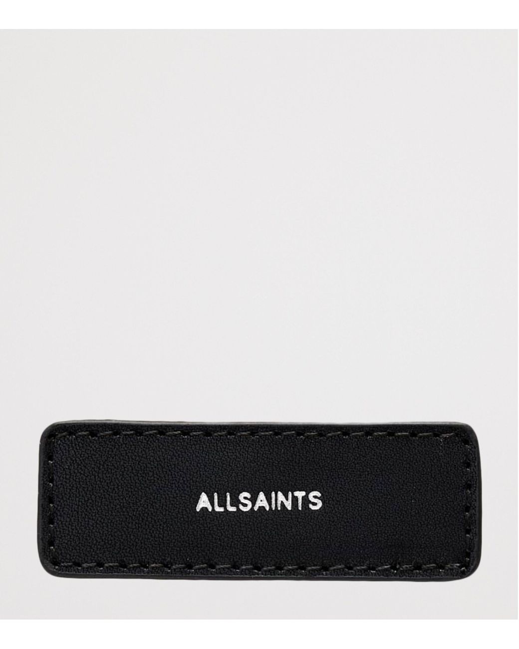 AllSaints Natural Canvas And Leather Siloh Tote Bag