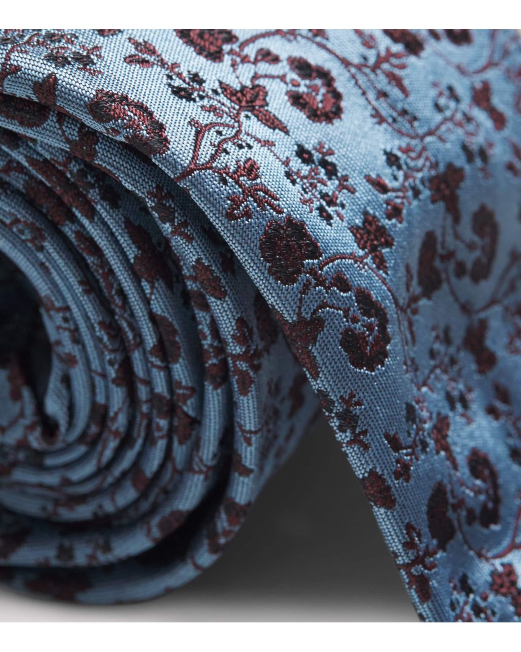 Harrods Blue Silk Jacquard Tie for men