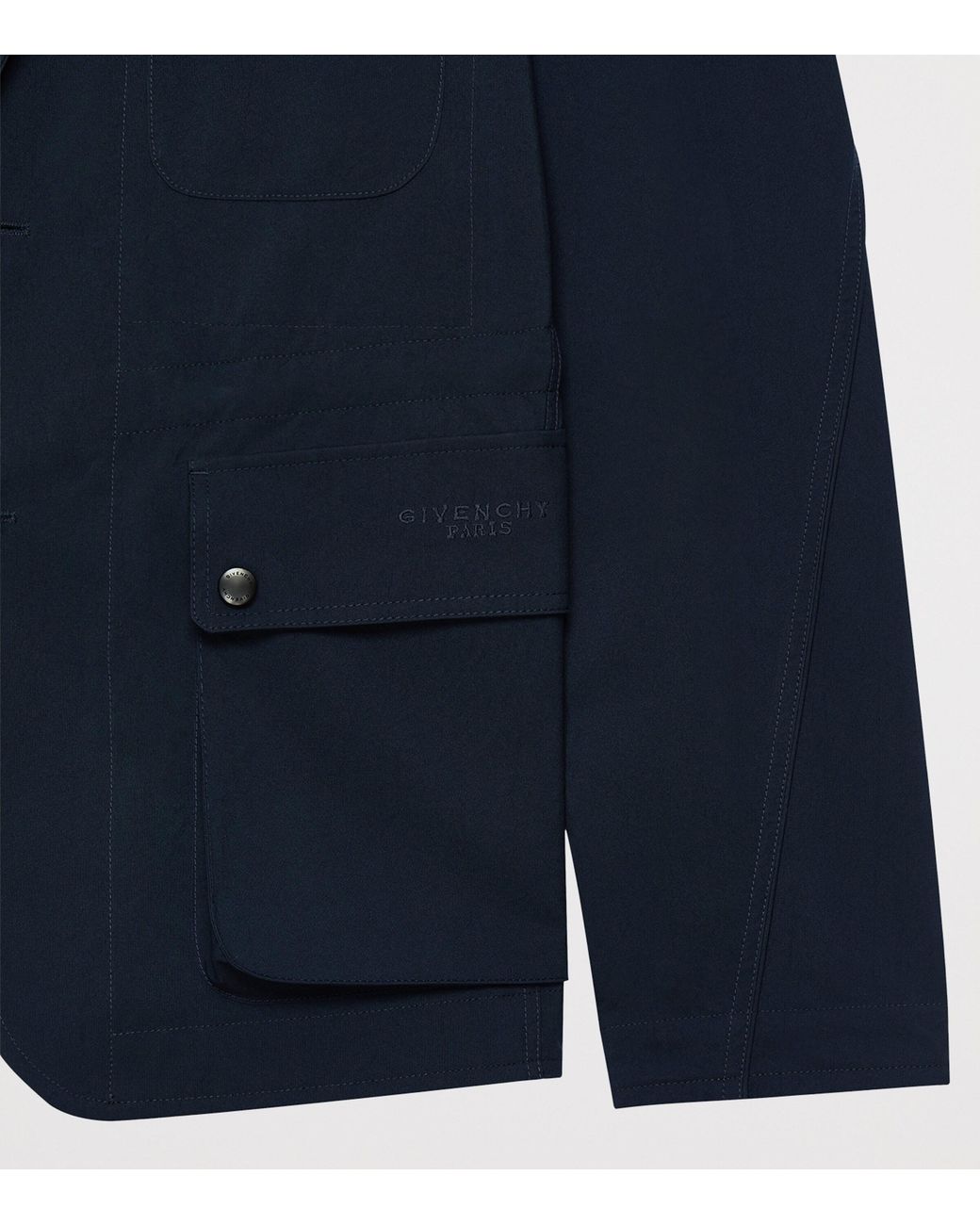 Givenchy Blue Technical Deconstructed Blazer for men