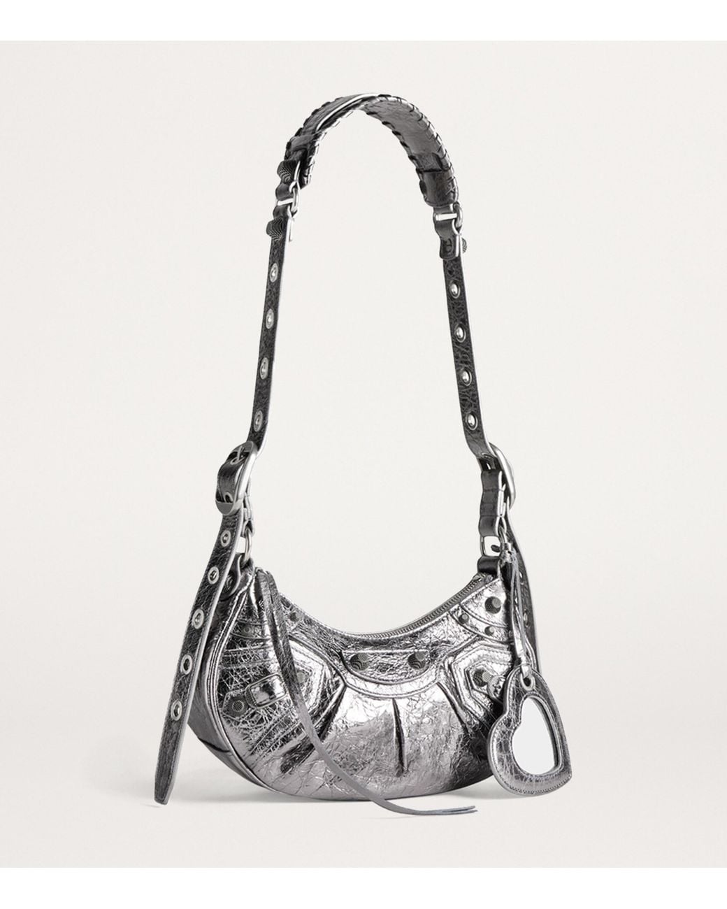 Balenciaga White Xs Le Cagole Shoulder Bag
