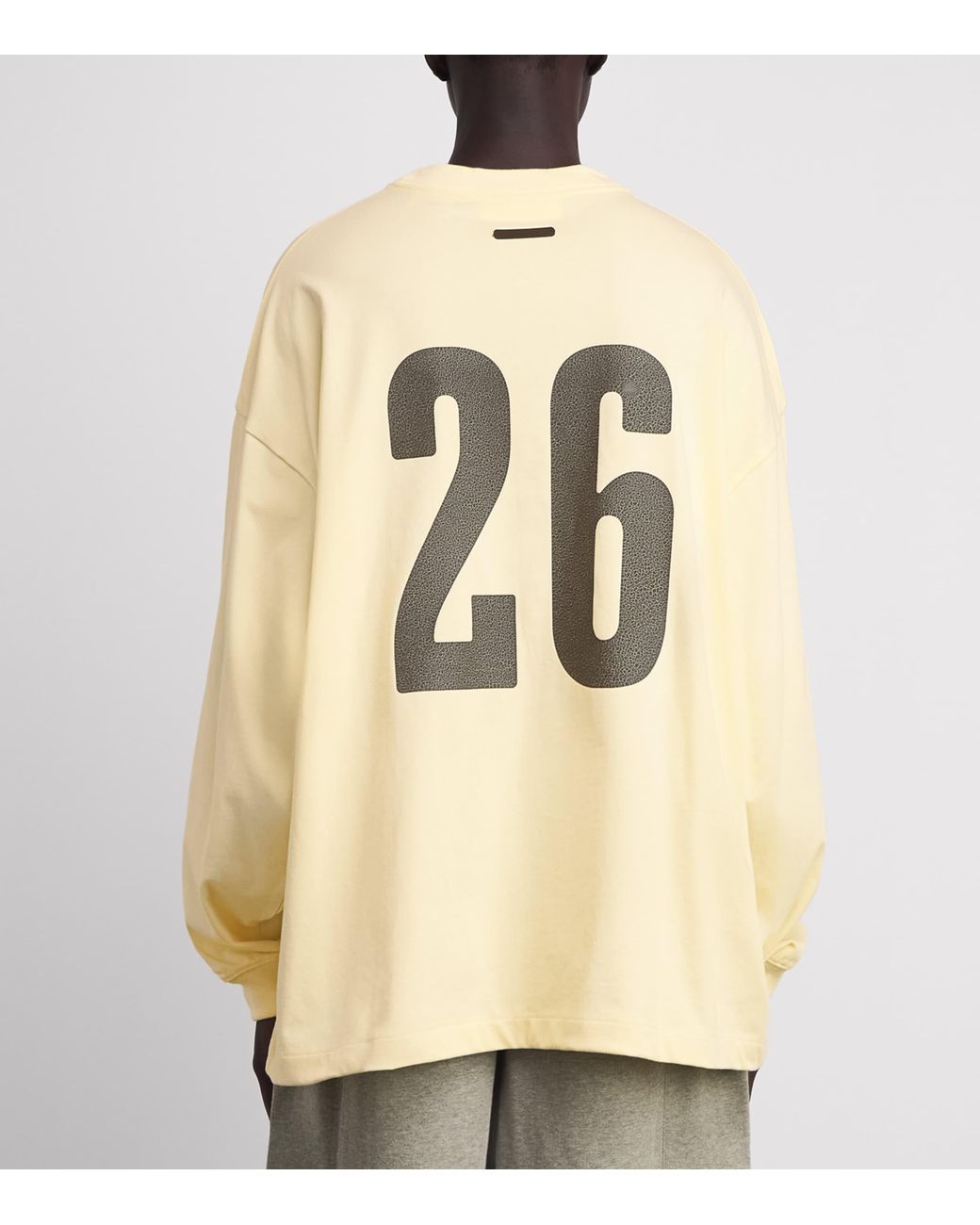 Fear Of God Natural Cotton Merch Long-Sleeve T-Shirt for men