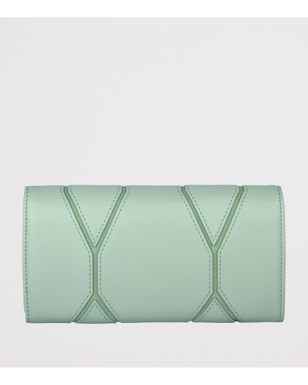 Chopard Green Leather Diamond Continental Wallet