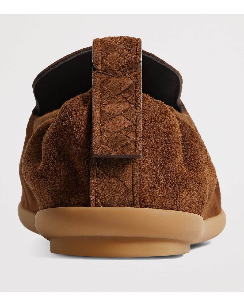 Bottega Veneta Brown Suede Dawson Loafers for men