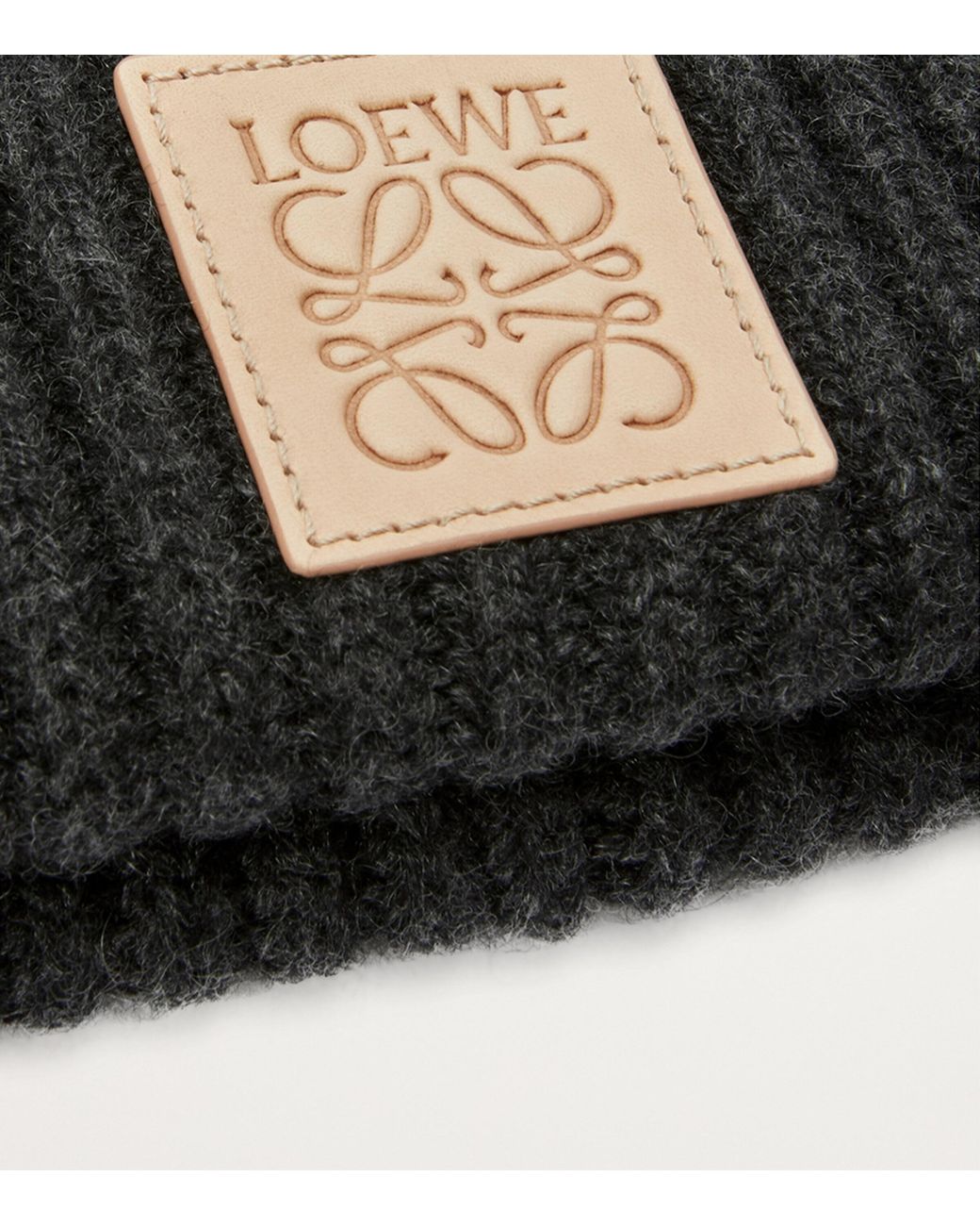 Loewe Black Cashmere Beanie