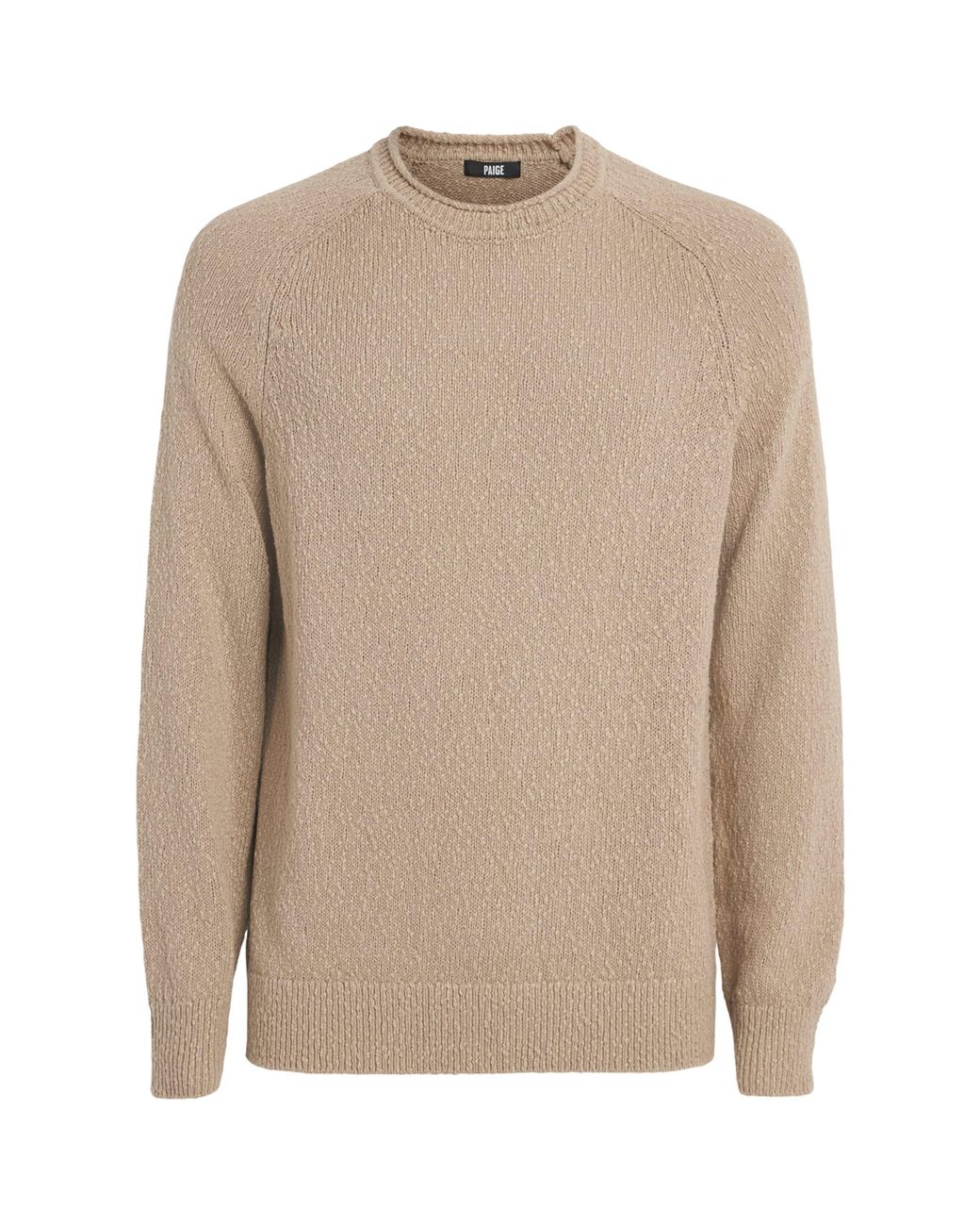 PAIGE Brown Cotton Bouclé Banuelo Sweater for men