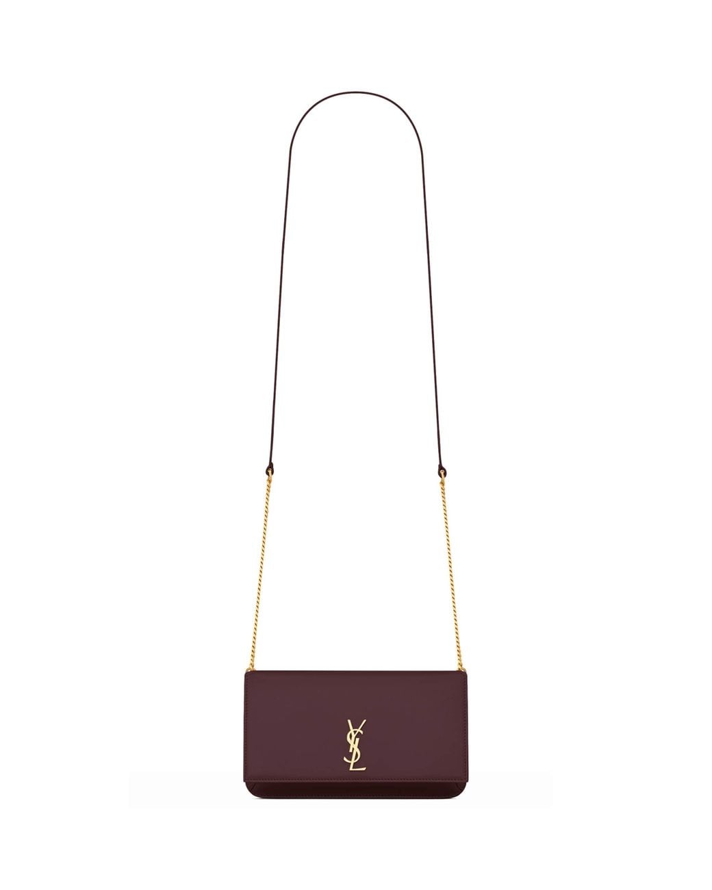 Saint Laurent White Cassandre Phone Holder