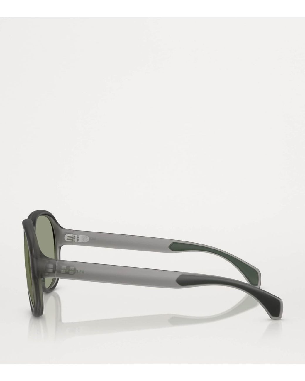 Moncler Green Injected Halcyonne Me8001 Sunglasses
