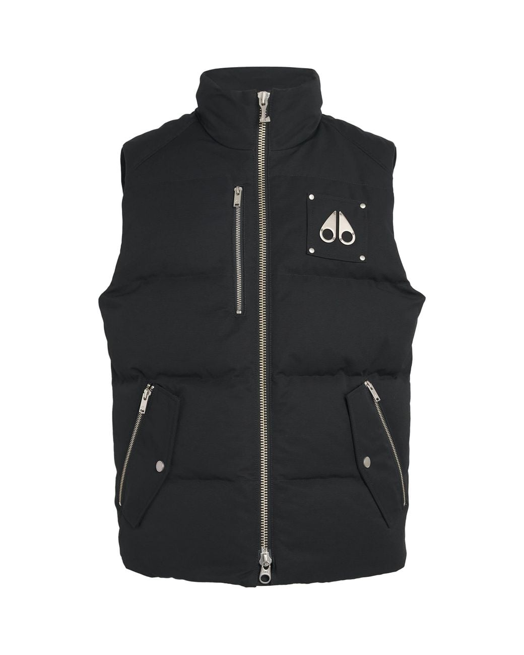 Moose Knuckles Black Down Westmount Gilet for men