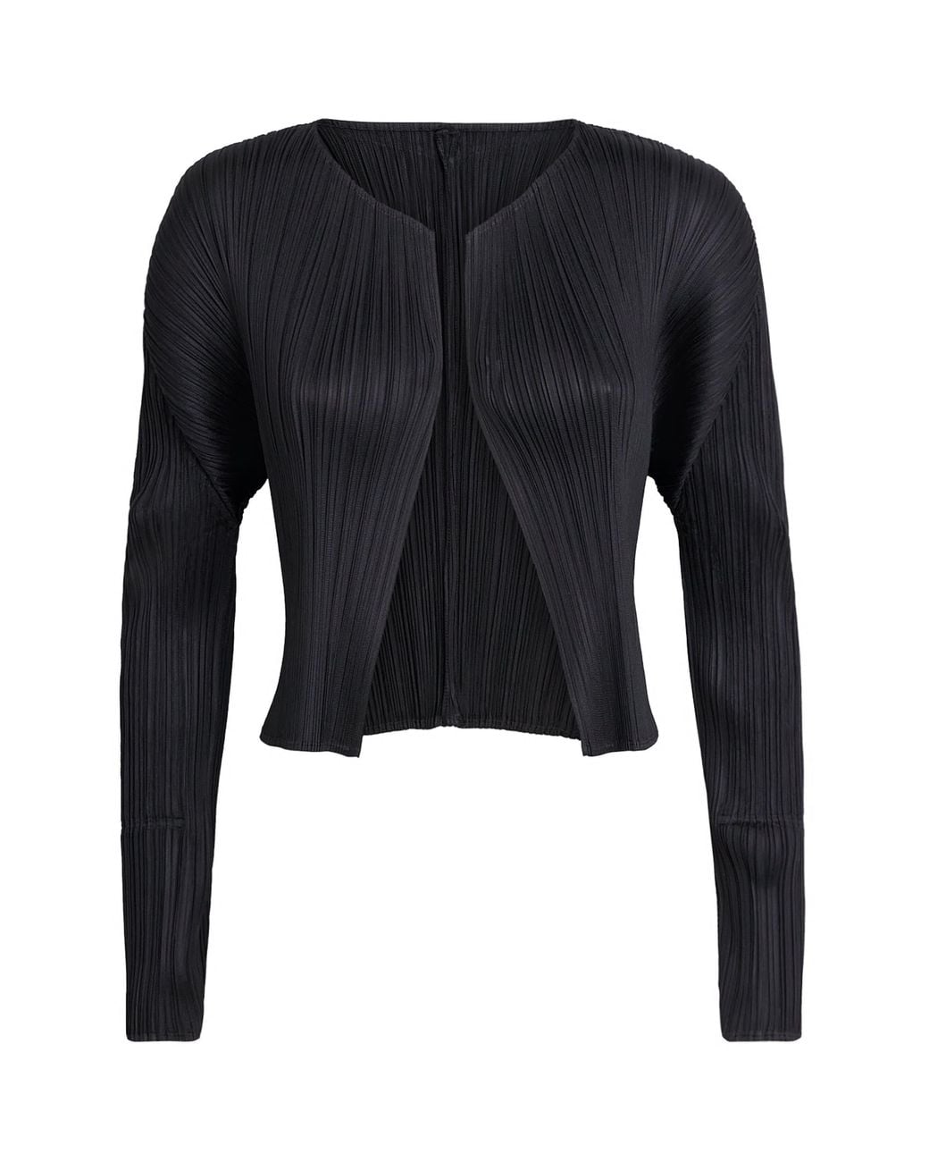 Pleats Please Issey Miyake Blue Monthly Colors September Pleated Cardigan