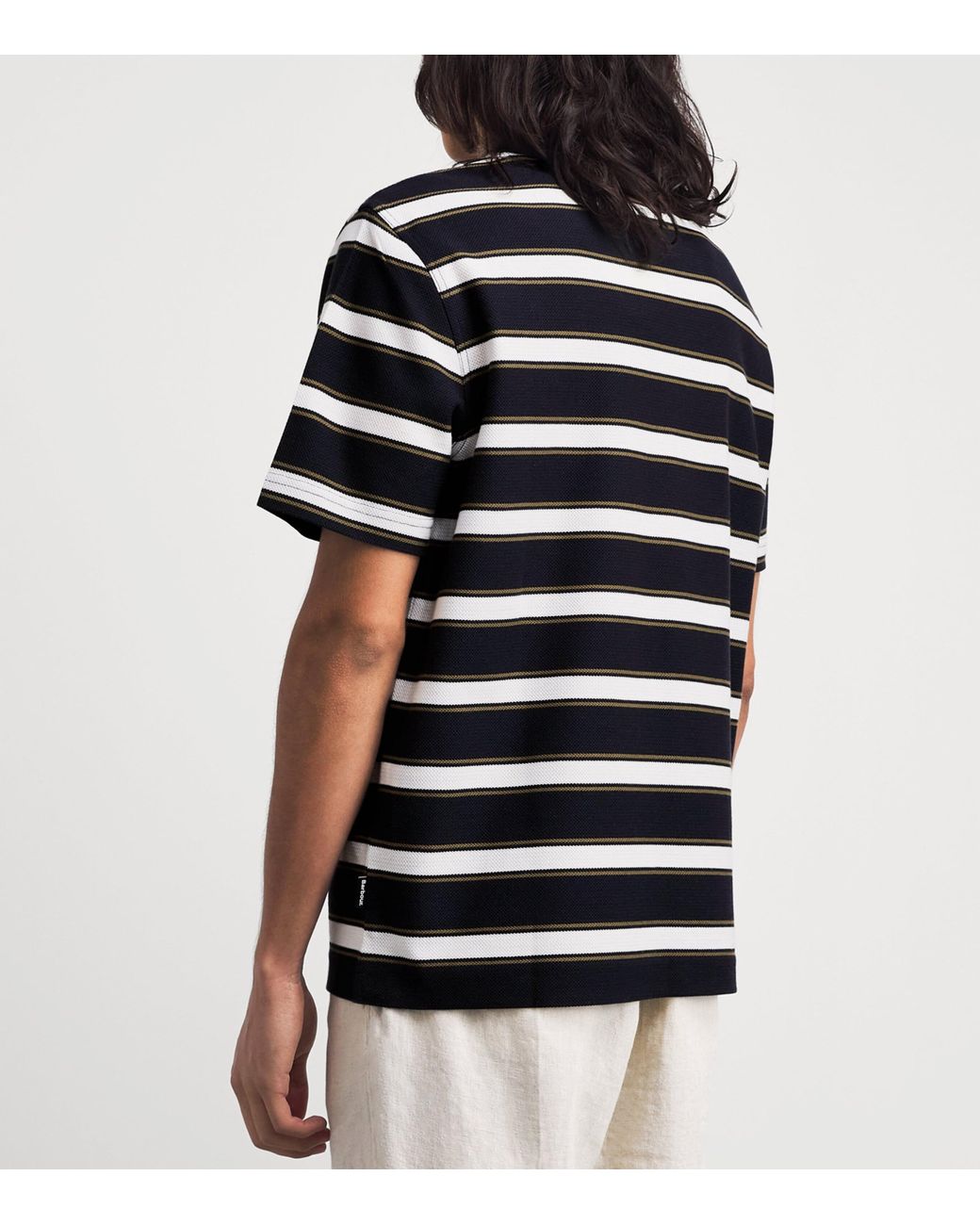 Barbour Blue Stripe T-Shirt for men