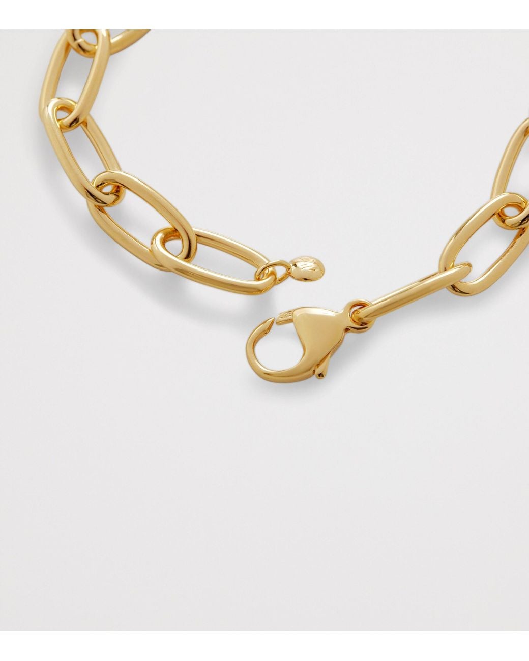 Monica Vinader Metallic Vermeil Havana Open-Link Chain Bracelet