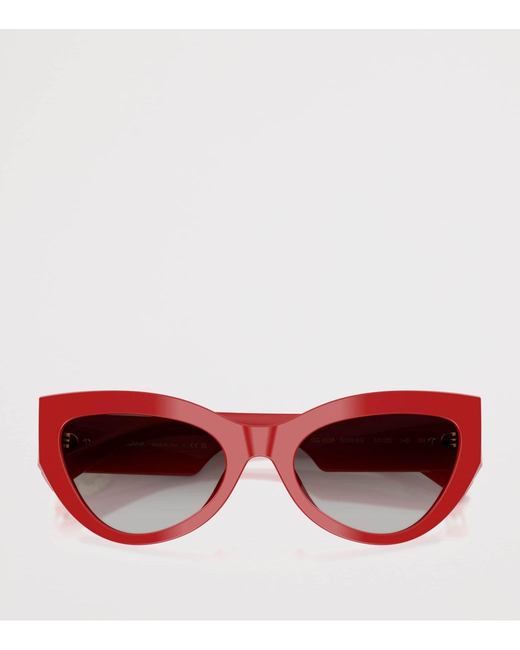 Dolce & Gabbana Red Cat-Eye Sunglasses