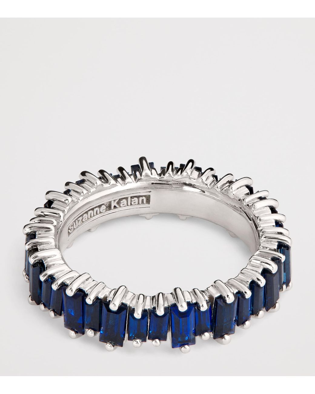 Suzanne Kalan Blue And Sapphire Bold Eternity Ring